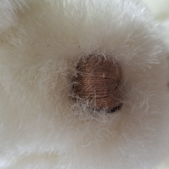 Vintage Gund Collector's Classic White Snowshoe Bunny Rabbit Plush VG- 11" 1986 - Picture 6 of 14